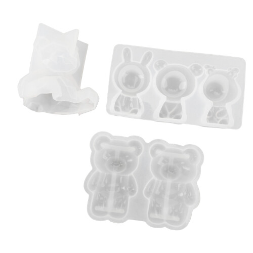 3D hochfeste Silikonform Bär DIY