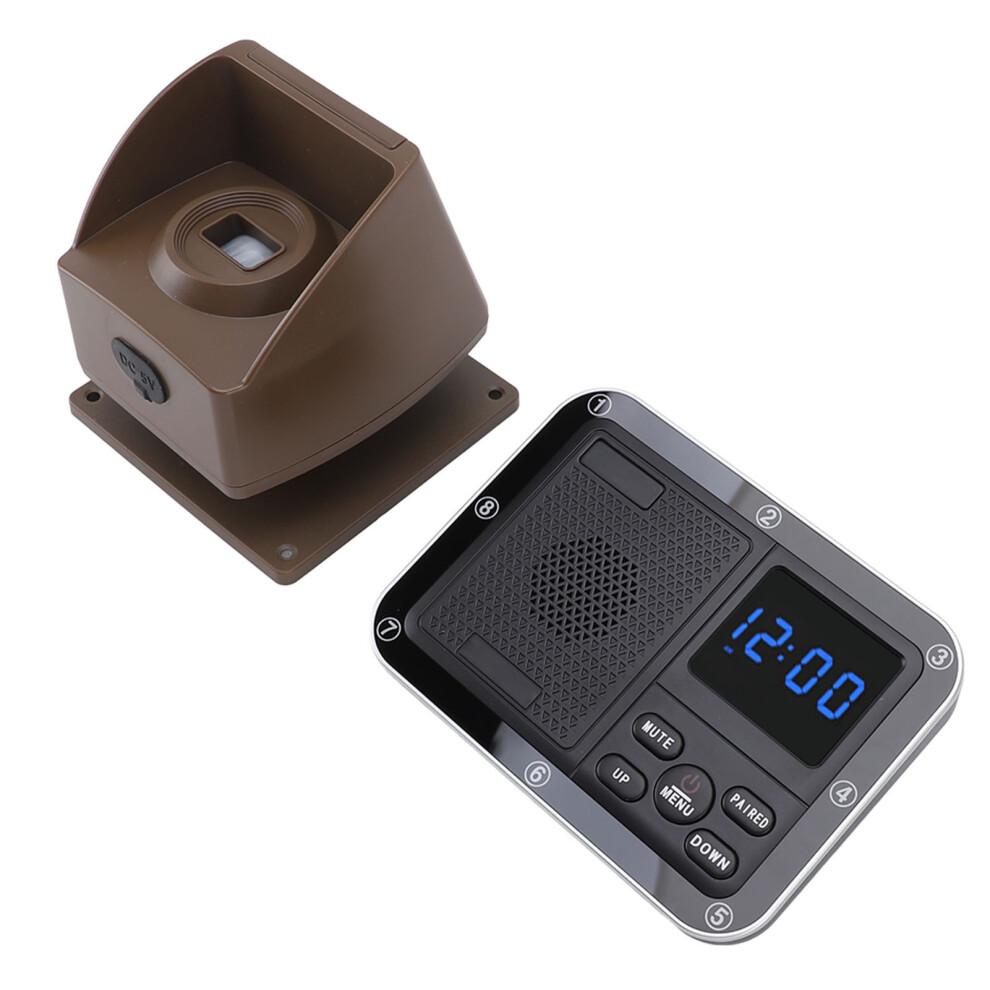 Solar Driveway Alarm Waterproof Dustproof 2624.7Ft Range Wireless Motion Sensor 9431335009184