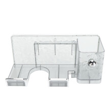 Supporto per asciugacapelli Water Ripple da 11,71 oz trasparente