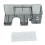 Porta asciugacapelli da parete in plastica, grigio 3