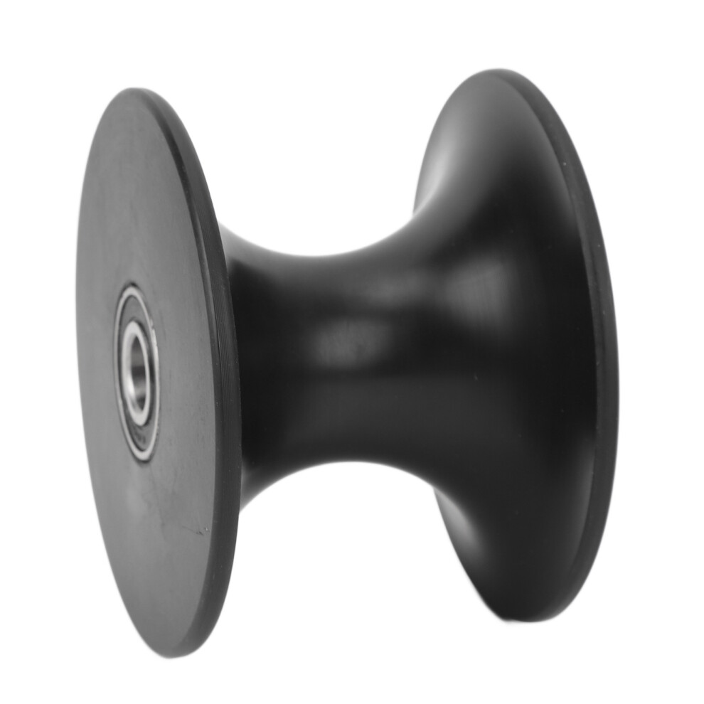Boat Trailer Bow Roller 90X64mm Shock Absorption For Boats Yachts Black 4681335010146