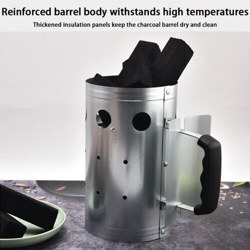 Heavy Duty BBQ Chimney Starter Quick For Outdoor 2