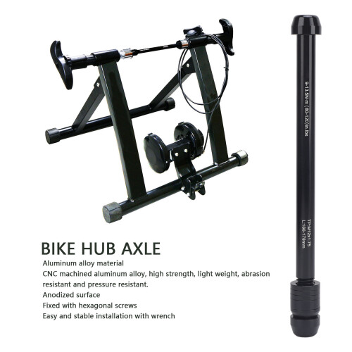 Adaptateur d’axe traversant en aluminium M12xP1.75 - argent 2