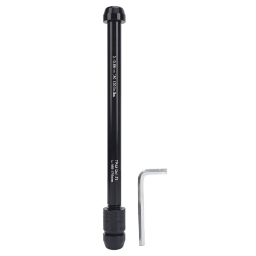 Adaptateur d’axe traversant en aluminium M12xP1.75 - argent 1