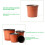 100pieces Terracotta Bucket For Vegetable Plants 2