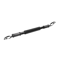 Power Twister Bar aus karbonisiertem Stahl, klassisch schwarz, 44 lb Widerstand, heavy-duty Armtrainer für Schultern, Bizeps und Arme