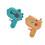 2 pezzi spruzzatori d'acqua per bambini in plastica ABS, giocattolo da piscina 14