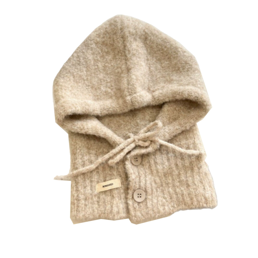 (beige, One size fits all) Pink Balaclava Winter Thermal Fleece Face Mask For-image-OPC-PJDG7FR-NEW