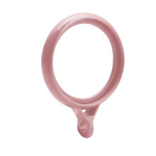 (Rose 50pcs) Pack Of 50 Curtain Rings For Two Standard Curtains