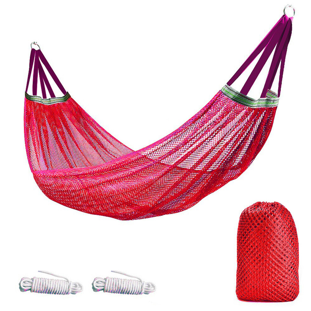 (red) Ice Outdoor Camping Swing Hammock Sturdy Portable-image-OPC-PJDGB97-NEW