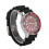 Orologio cronografo da uomo 42 mm automatico argento rosso 12