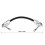 Guitar Effect Patch Cable 15cm Silver PVC Anti Wind Noise Suppression Flat Head 2