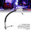 Guitar Effect Patch Cable 15cm Silver PVC Anti Wind Noise Suppression Flat Head 4