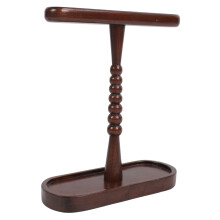 Supporto universale per cuffie in legno di noce 28 x 25 x 9,5 cm
