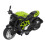 Alloy Motorcycle Model Toy Green, 14.5x9cm, Light & Sound Pull Back 3