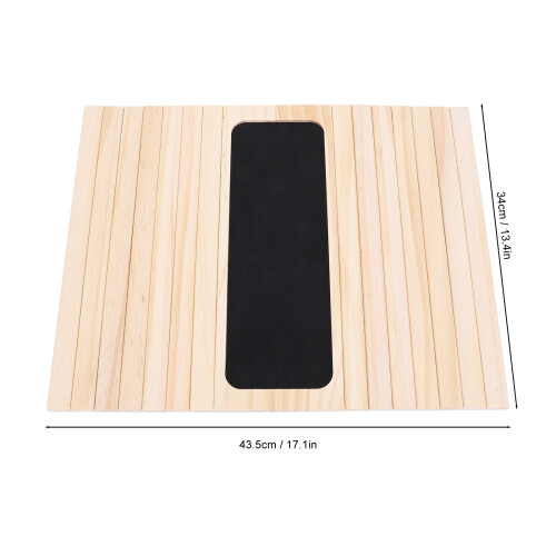 Sofaarmlehnen-Tablett mit Becherhalter, Radiant Pine, 43,5 x 34 cm 1
