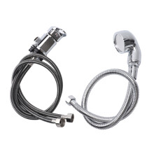 Grifo para lavabo de champú de 80 cm Manguera de 70 cm Rociador de tamaño L