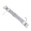 Câble PSU ARGB 2x8 broches kit d'extension 5 V 3 broches blanc 13