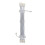 Câble PSU ARGB 2x8 broches kit d'extension 5 V 3 broches blanc 16