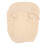 Baumwollgaze Autositzbezug helles Khaki 61x32x30cm 3