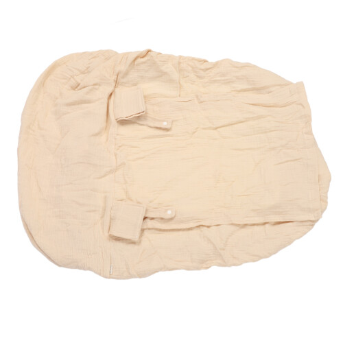 Baumwollgaze Autositzbezug helles Khaki 61x32x30cm