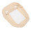 Baumwollgaze Autositzbezug helles Khaki 61x32x30cm 14