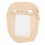 Baumwollgaze Autositzbezug helles Khaki 61x32x30cm 12