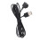 Webcam centrale 1080p per PC/Portatile, nera, lente da 3,7 mm, 90 12