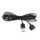 Webcam centrale 1080p per PC/Portatile, nera, lente da 3,7 mm, 90 15