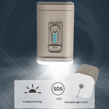 Kabellose Luftpumpe 1200 mAh 49,5  49,5  82,5 mm Schwarz