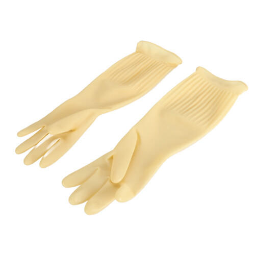 Modèle : Gant en caoutchouc, Taille 45,0 cm, Couleur : Naturel