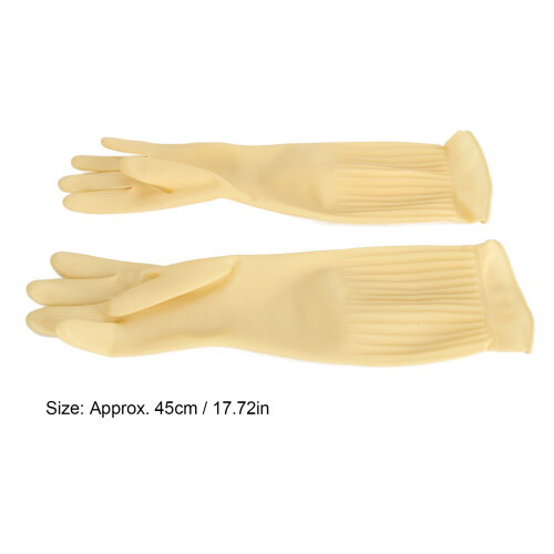 Modèle : Gant en caoutchouc, Taille 45,0 cm, Couleur : Naturel 1