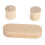 17.8cm Wood Quilters Clapper with 2 Pattern Weights for Sewing, Home Use 16