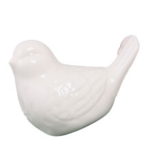Keramik-Vogel-Ornament Weiß Modernes Wohn-Dekor