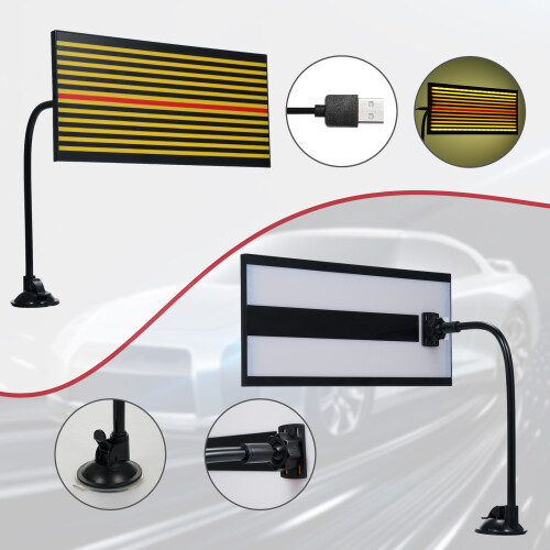 Lampe détectrice de dents 540 g 30  15 cm LED noir/jaune 1