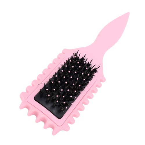 Spazzola Definente per Ricci Rosa Plastica Ergonomica
