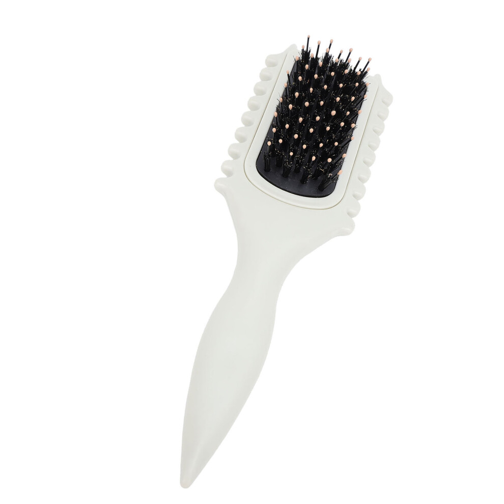 Styling Brush with Soft Bristles & Ergonomic Handle for Shaping Beige