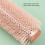 Aluminium-Rundbürste Buche-Holz Nylon-Roller-Kamm 6