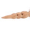 Aluminium-Rundbürste Buche-Holz Nylon-Roller-Kamm 11