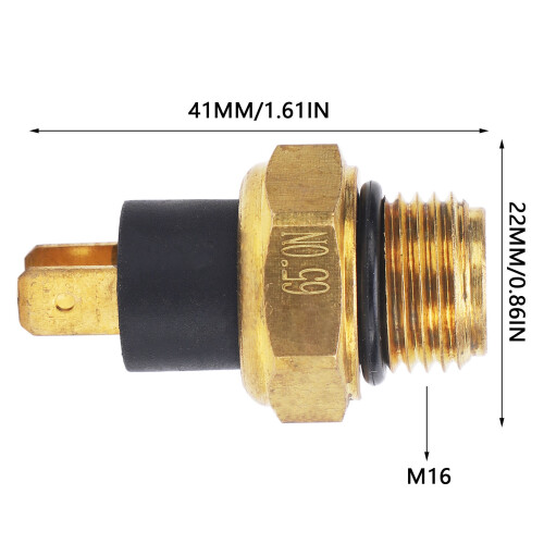 Sensor de radiador de cobre M16 de 16mm para 100cc,150-250cc 1
