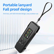 Rivelatore di radiazioni nucleari 400 mAh 1635105 mm Nero