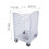 Copertura trasparente in PVC per rack di teglie a 10 livelli 2