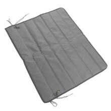 Protector de solapa de la alfombrilla del maletero 80x64x1 cm gris