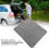Protector de solapa de la alfombrilla del maletero 80x64x1 cm gris 4