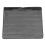 Protector de solapa de la alfombrilla del maletero 80x64x1 cm gris 12