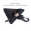 Monedero triangular de nylon, portátil, negro 5
