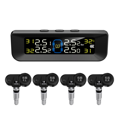TPMS Solar LCD 300mAh, 4 Sensoren, 16x14x6 cm 2