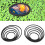10pcs Black EVA Aquarium Fish Feeding Ring Set, 5 Sizes 14