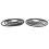 10pcs Black EVA Aquarium Fish Feeding Ring Set, 5 Sizes 13