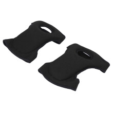 1 par de rodilleras ajustables 46x22cm negro